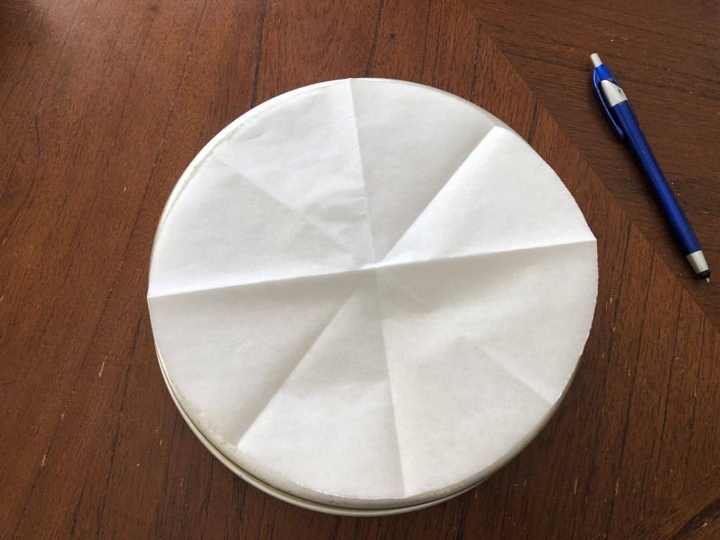 cutting parchment paper