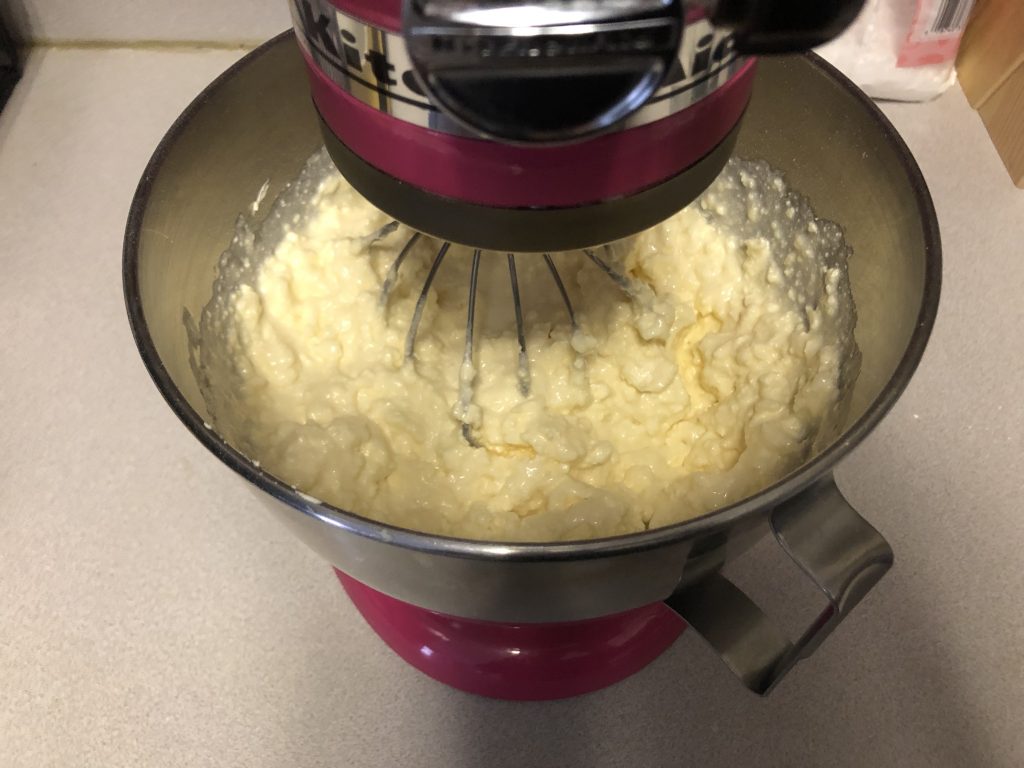 butter fully added to swiss buttercream